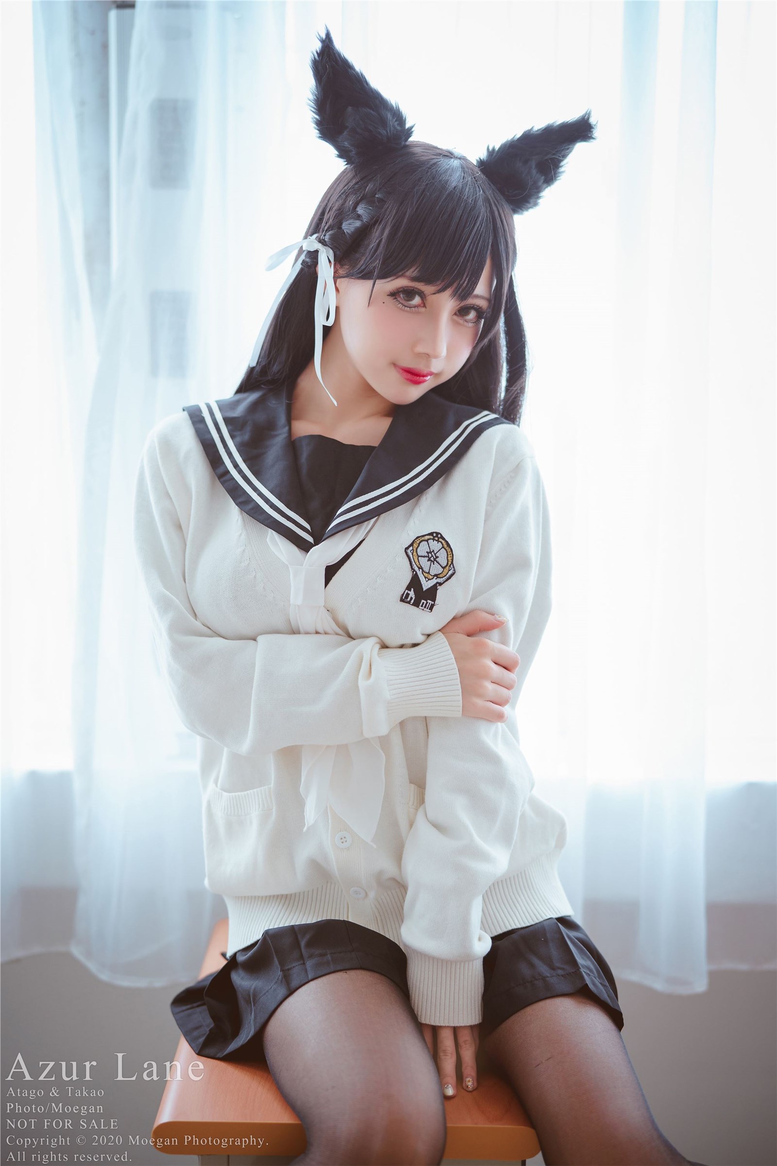 冲田凛花Rinka椎名胡桃Shiina KurumiAzur Lane -爱宕高雄Sailor Suit(9)